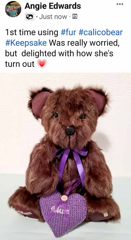 Calico-Signature-Bear-by-Pauine-McArthur,-sewn---in-fur-byAndieEdwards