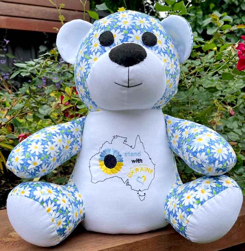 Ben Beginner Bear Pattern sewn by KarenKowalik