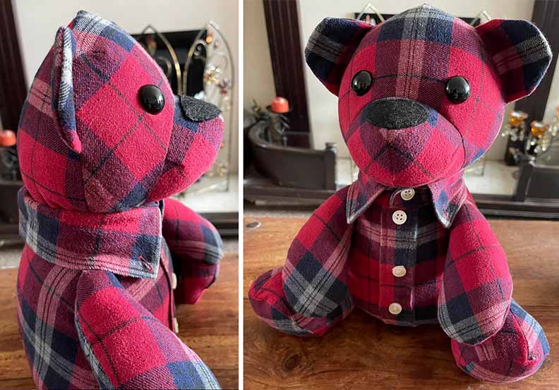 Ben Beginner Bear Pattern sewn by SueStonehouse