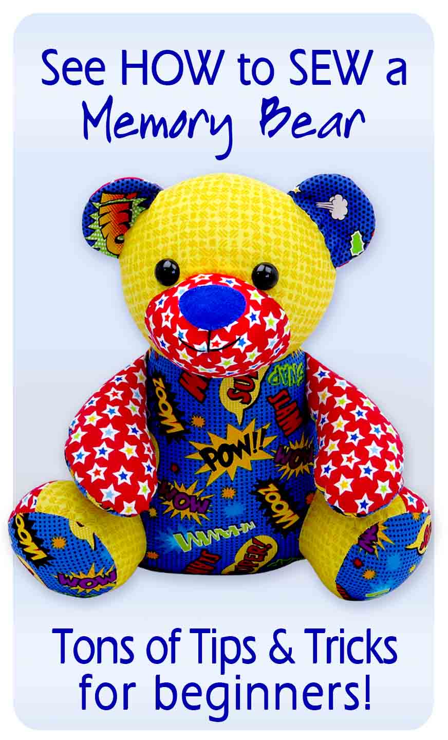 See how to sew a Memory Bear - Tons of Tips & Tricks for beginners.jpg
