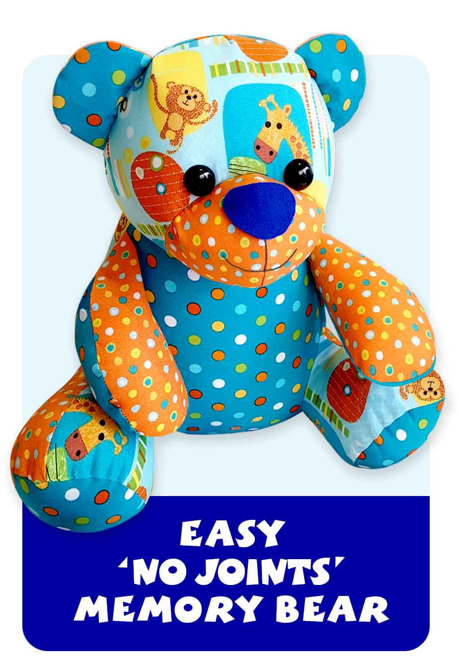 easy no joints memory bear pattern