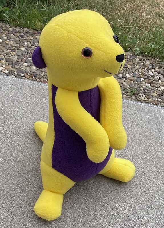 Meerkat pattern sewn by Monika Groh