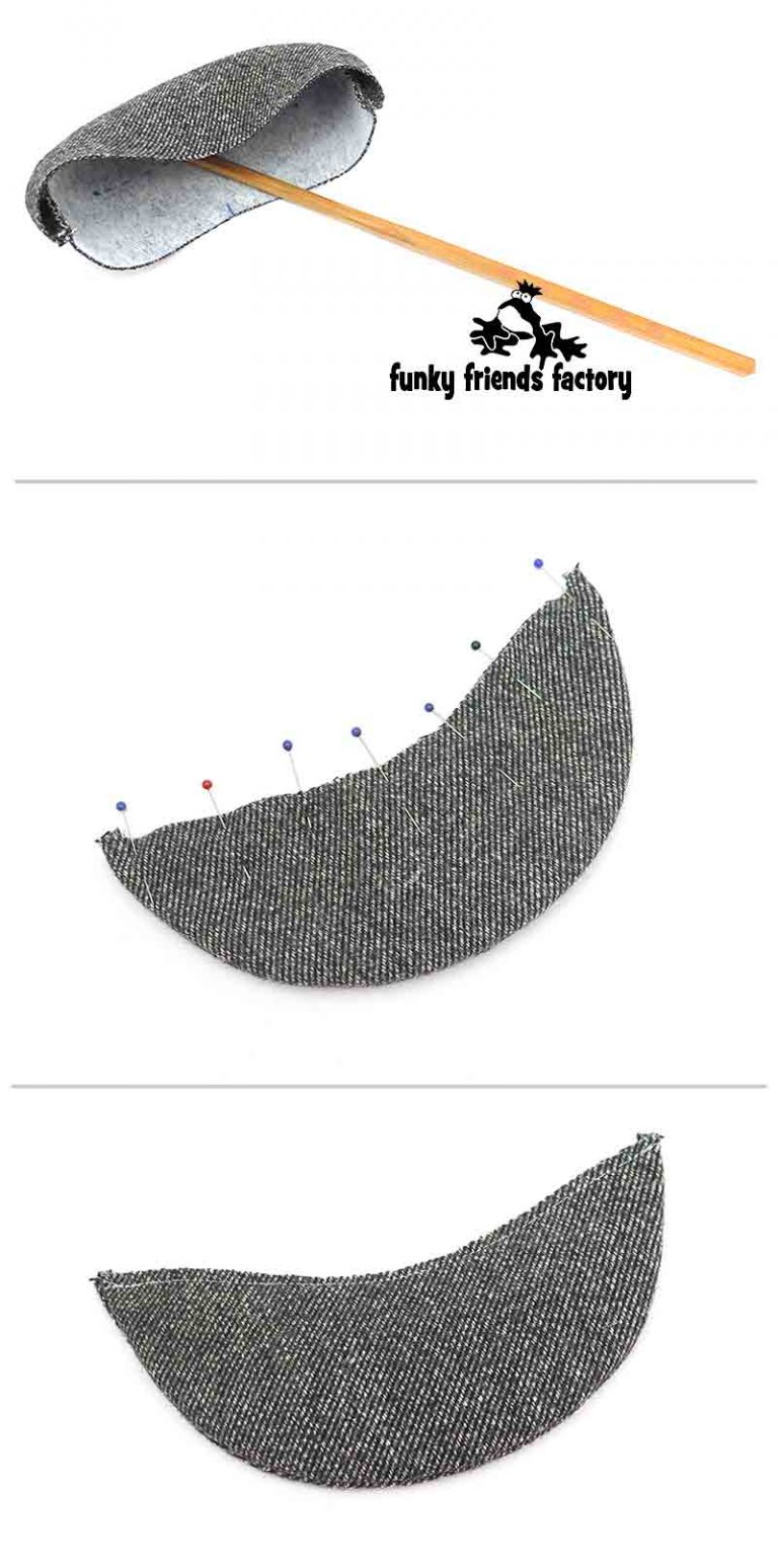 How to sew a flat cap for a teddy bear! Funky Friends Factory