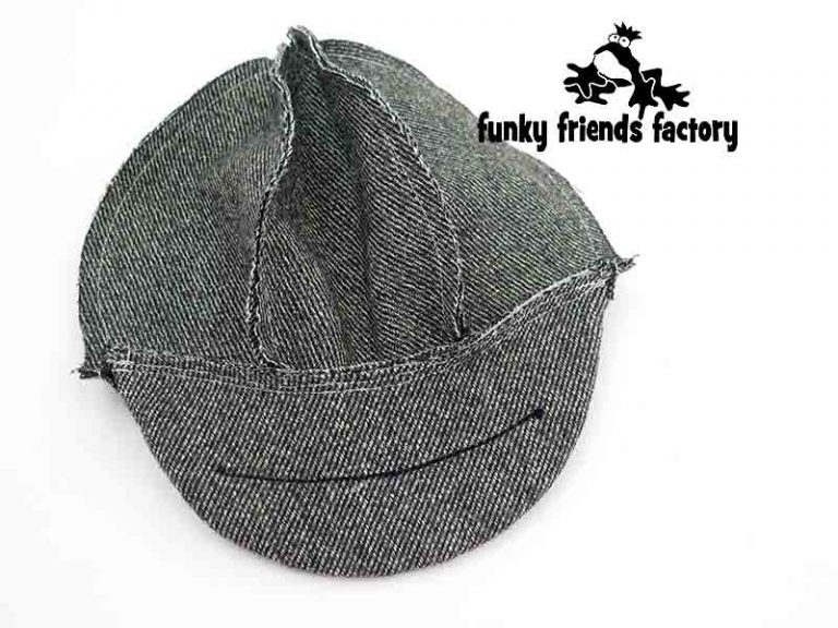 How to sew a flat cap for a teddy bear! Funky Friends Factory