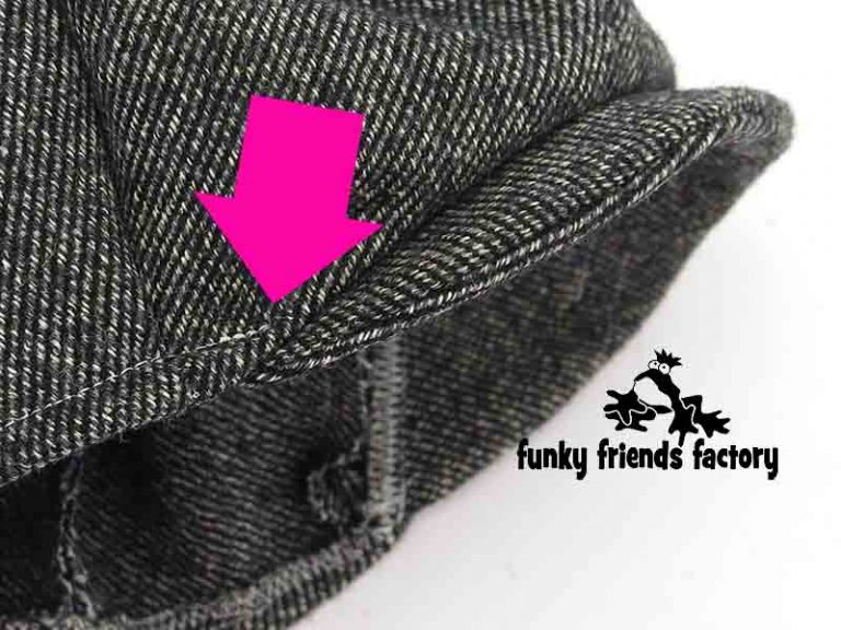 How to sew a flat cap for a teddy bear! Funky Friends Factory