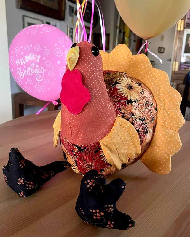 Turkey Pattern sewn by Cheryl Bock