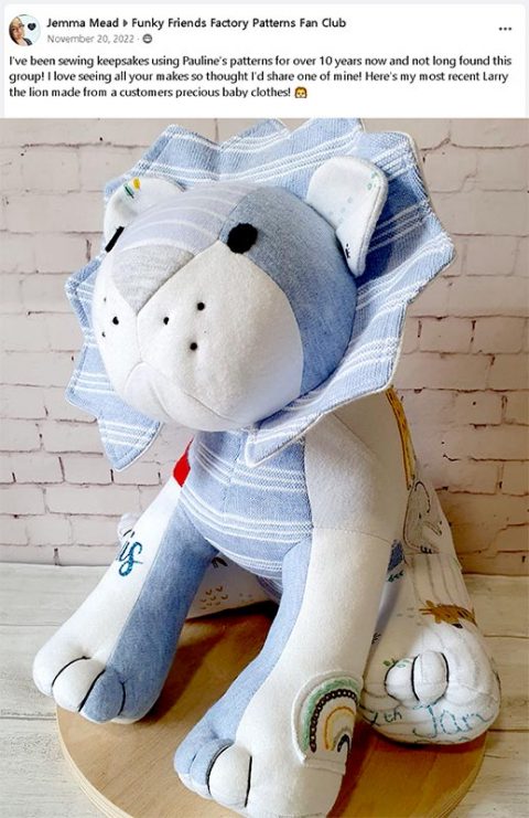 November MAKER OF THE MONTH – wins a FREE Funky Friends Factory Pattern ...