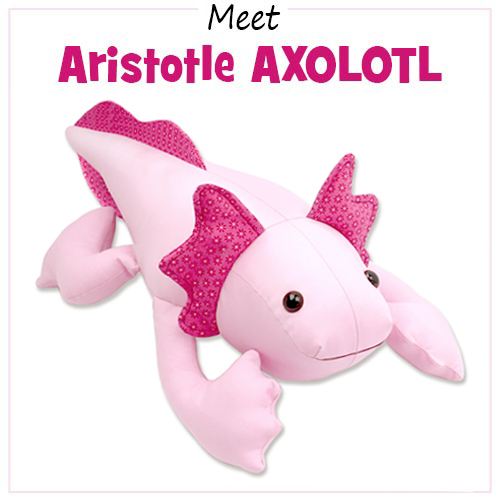 Axolotl sewing pattern ready for release!
