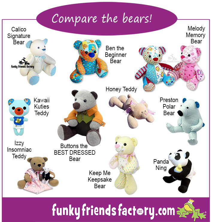 Funky Friends Factory Melody Memory Bear Pattern