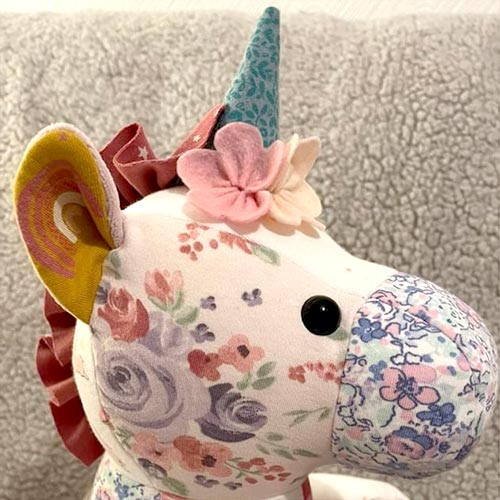 Looking for a Unicorn pattern? Fabulous feedback pics of Kelsey Keepsake Unicorn.