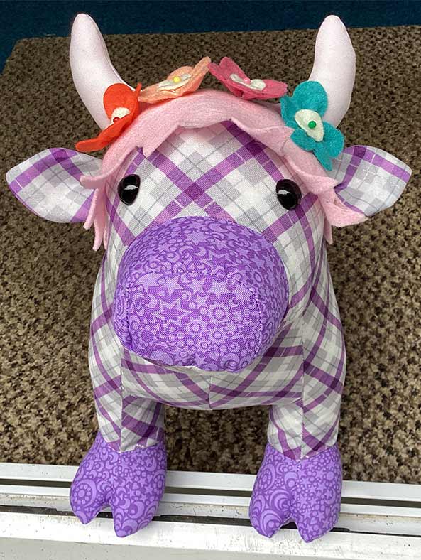 Meet Harmony the Highland Cow Pattern Funky Friends Factory