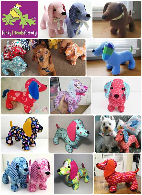 dachshund fabric
