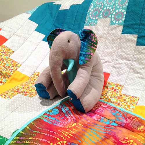 Add a Soft Toy to Your Handmade Quilt for the Ultimate Baby Gift!