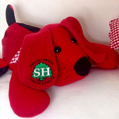 Super cute soft toys sewn from School Uniforms!