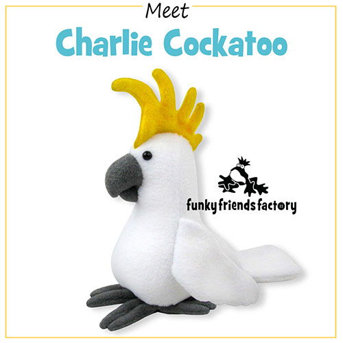 Meet the Charlie Cockatoo toy pattern!