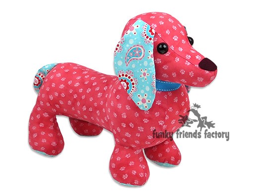 Digger Dixie Dachshund Instant Download Sewing Pattern Pdf