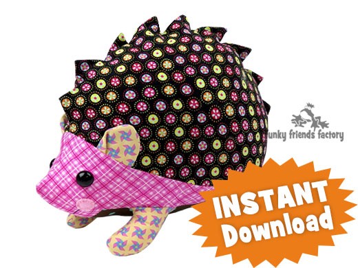 hedgehog plush pattern