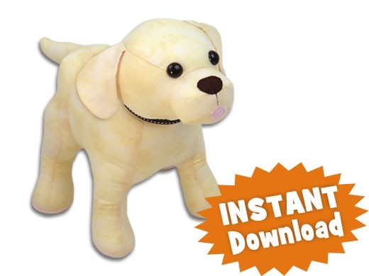Lucky The Labrador Instant Download Sewing Pattern Pdf