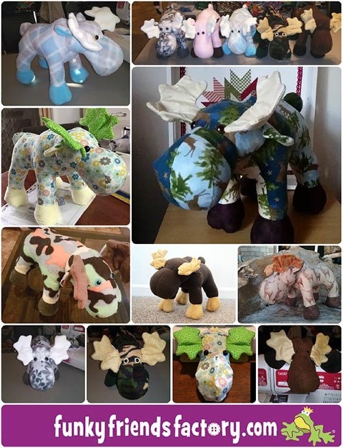 stuffed moose sewing pattern