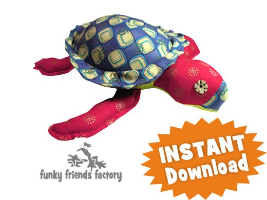 turtle stuffed animal pattern