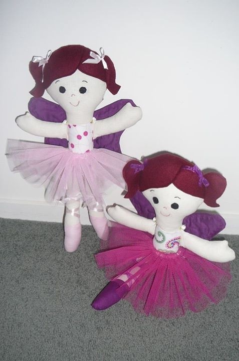 Sugar Plum Fairy Christmas Cloth Doll Instant Download Sewing