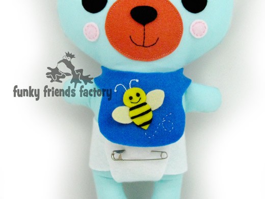 Kawaii Kuties Easy Teddy Bear Instant Download Sewing Pattern Pdf