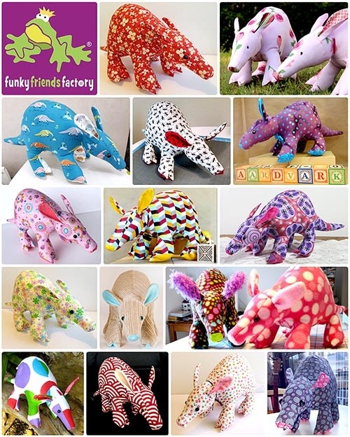 Aardvark soft toy sales