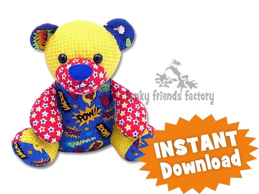 Vintage-Style Memory Bear - Free sewing patterns - Sew Magazine