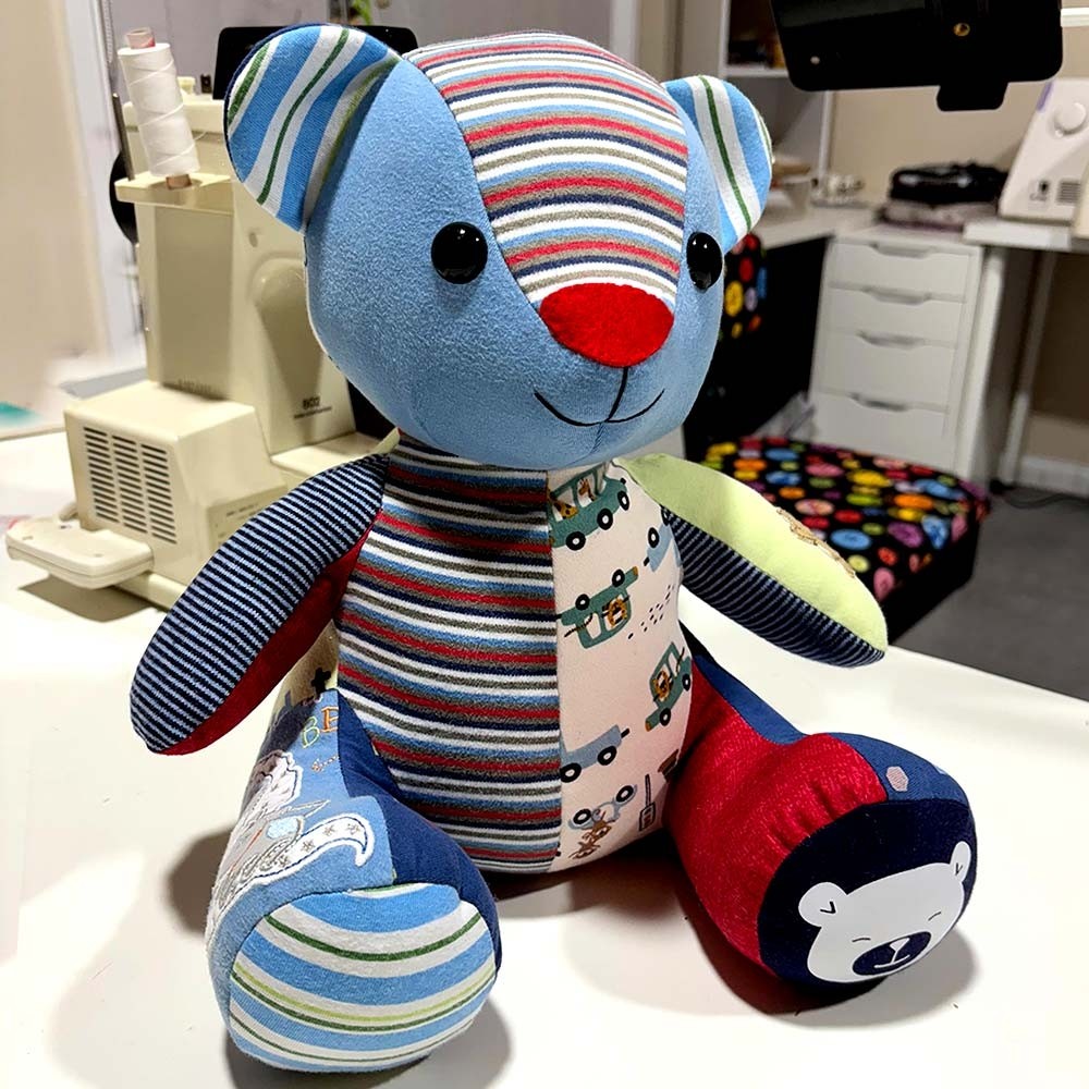 Melody Memory Bear Keepsake Toy INSTANT DOWNLOAD Sewing Pattern