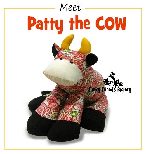 Cow shop plush pattern