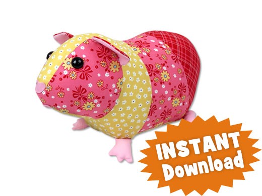 Gertrude Guinea Pig INSTANT DOWNLOAD Sewing Pattern PDF