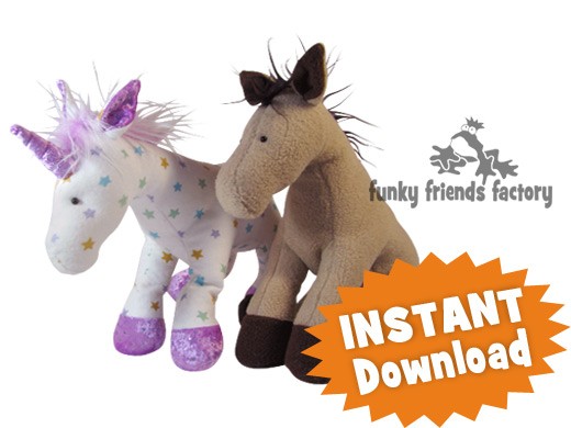 Horse plush pattern new arrivals