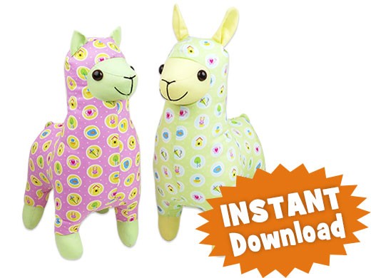 Lloyd LLAMA Alice ALPACA INSTANT DOWNLOAD Sewing Pattern PDF