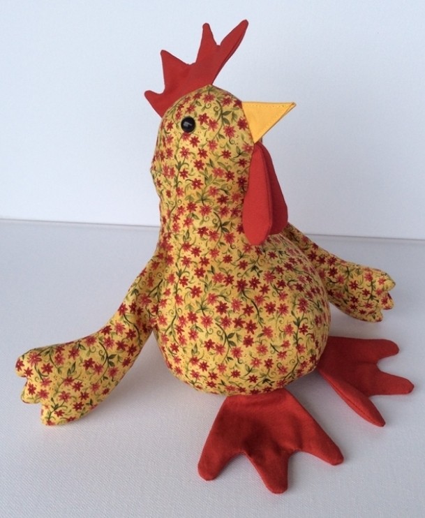Chicken stuffed animal pattern hot sale