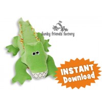 Crocodile Steve toy Sewing Pattern