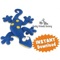 Gertie the Gecko HEAT PACK Sewing Pattern INSTANT DOWNLOAD
