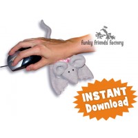 Mouse Pad Wrist Rest INSTANT DOWNLOAD Sewing Pattern PDF