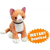 Socks the SITTING Cat Pattern PDF 