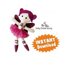 Sugar Plum Fairy CHRISTMAS Cloth Doll Pattern