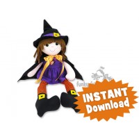 witch doll sewing pattern PDF