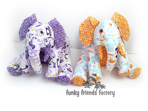 stuffed elephant sewing pattern